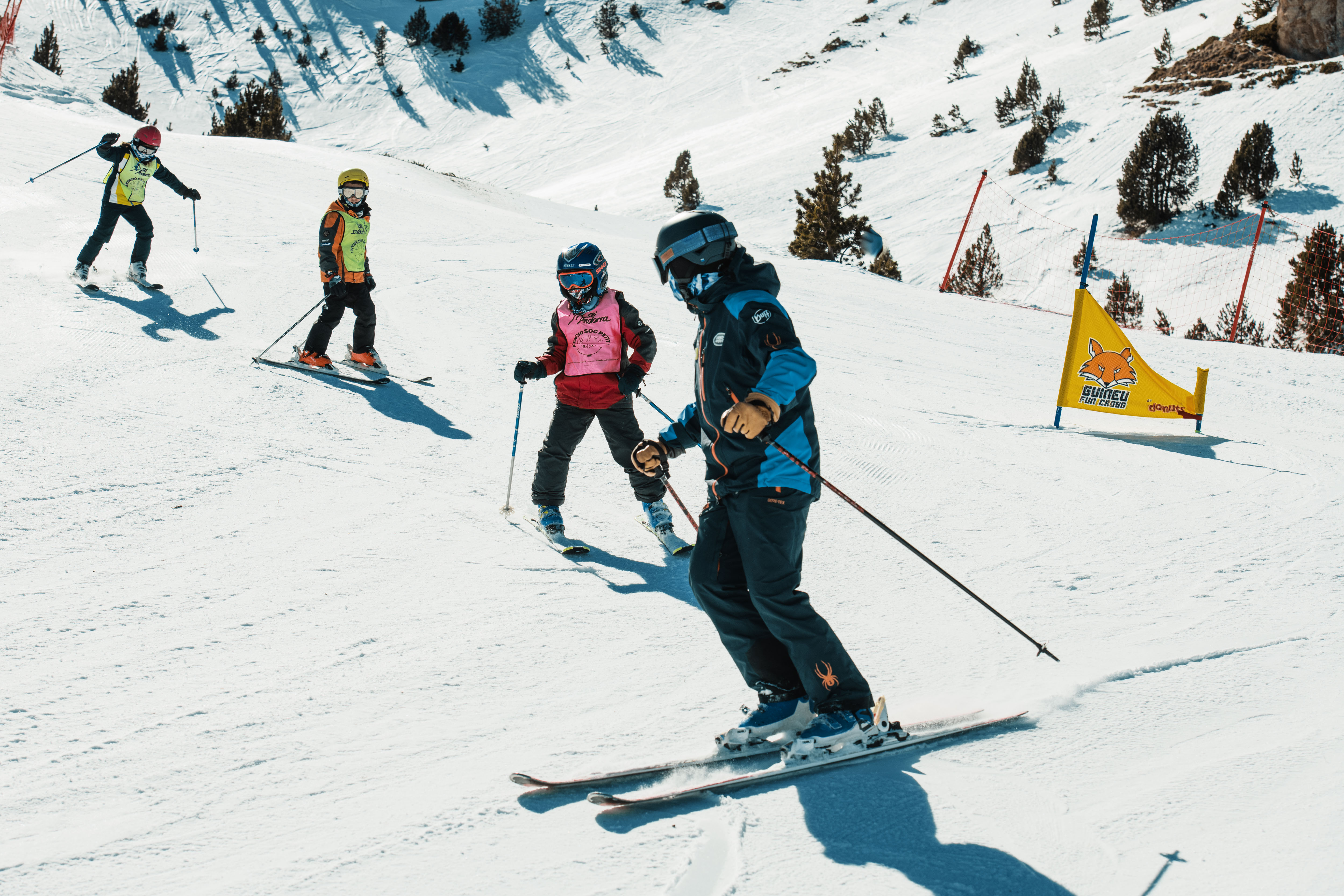 Classe esquí escolar