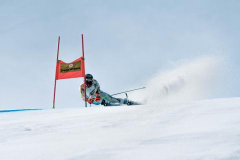 Joan Verdú at Giant Slalom in Kransjka Gora (Slovenia) 